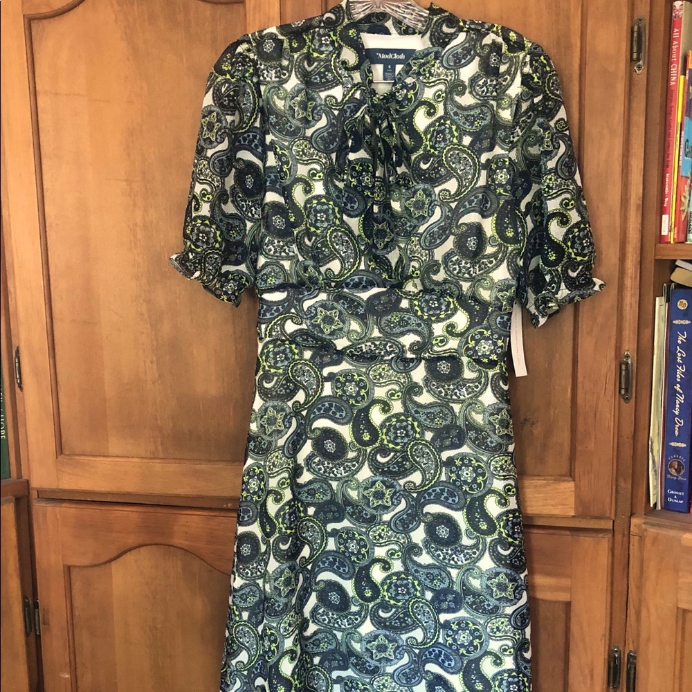Brand new with tags ModCloth paisley dress